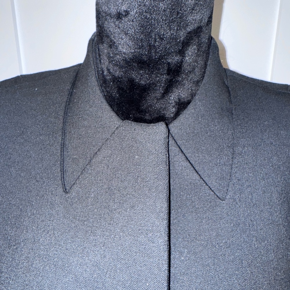 Coperni Trompe l’oeil tailored black cape 6US - Picture 3 of 8